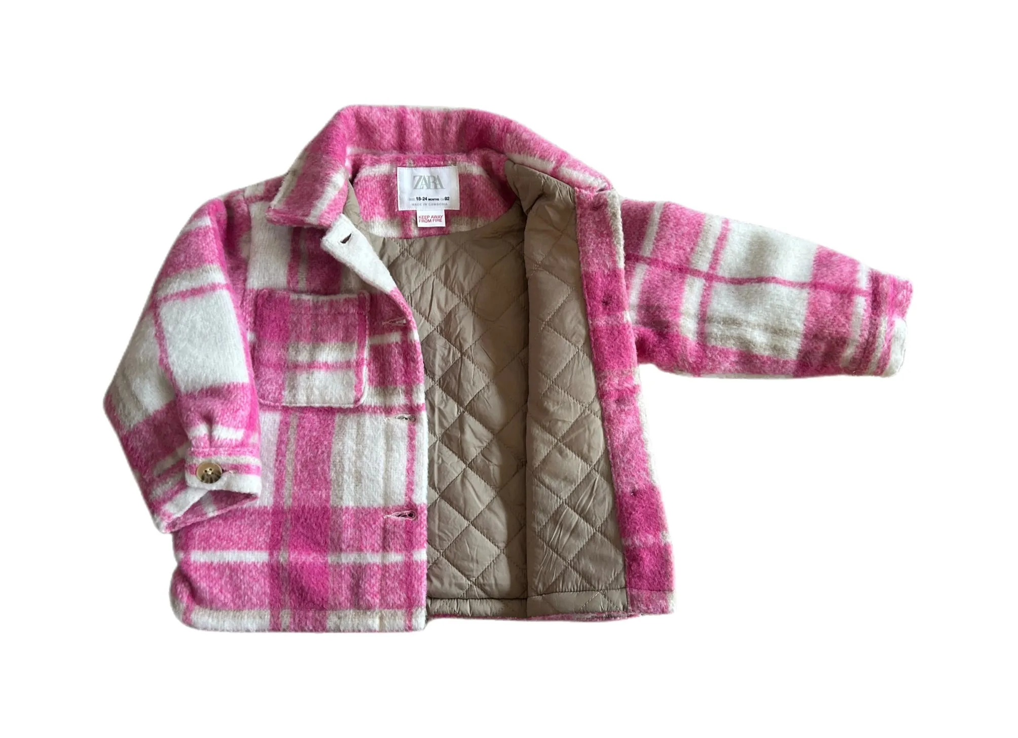 Zara jacket size 18-24m
